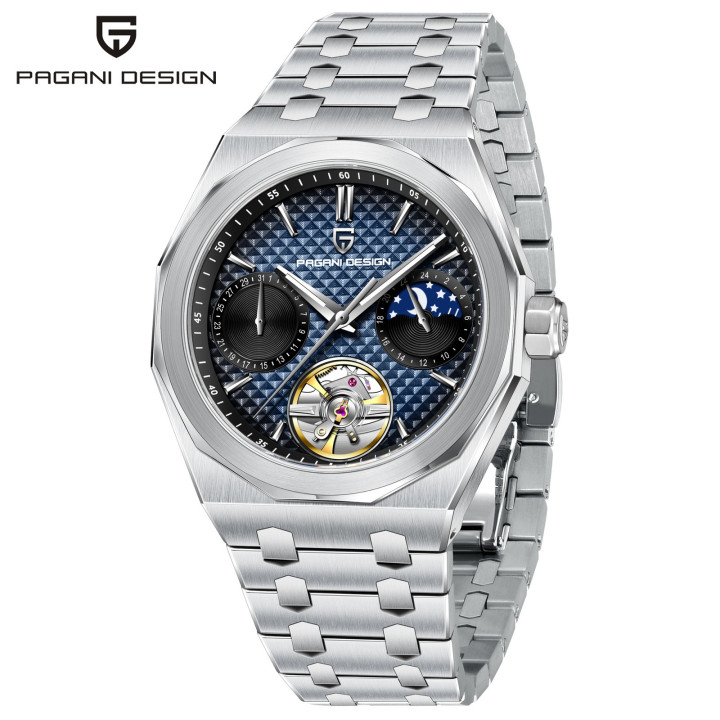 PAGANI DESIGN PDYS036 Men's 42 mm Open Heart Automatic Watch
